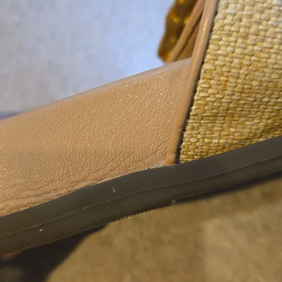 SCHUTZ Enola Sporty Natural Tan Buckle Sandals - Picture 4 of 13